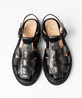 BONTRE 【LucaGrossi/ルカグロッシ】タンクソールグルカサンダル ブラック