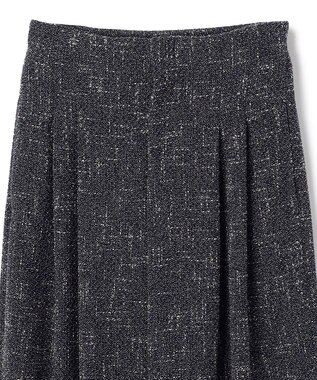 BEIGE， TRIPHANE / ハイウエストツイードタックパンツ Navy Mix