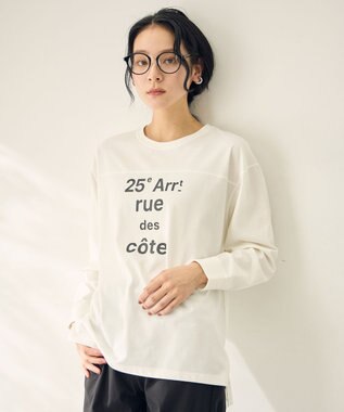 ANY L フットボールロングスリーブＴシャツ オフ