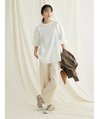 CRAFT STANDARD BOUTIQUE コーデュロイリラックスパンツ Ivory