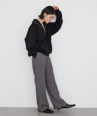 AMERICAN HOLIC ハーフＺＩＰスウェット1 Black