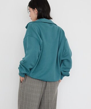 AMERICAN HOLIC ハーフＺＩＰスウェット1 Blue Green