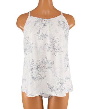 San-ai Resort（三愛水着楽園） タンキニ３点セット　9M・11L　【San-ai Resort（サンアイリゾート）】 ホワイト