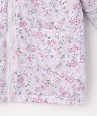 ANY KIDS フード取り外し リバーシブル ブルゾン ラベンダー