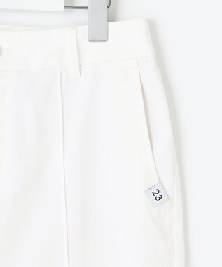 23区GOLF 防透素材で白でも安心！【WOMEN】【撥水/ストレッチ】シェルタリングオックス パンツ ホワイト系