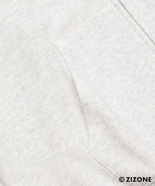 WEGO 【ユニセックス着用ITEM】別注ZIZONEグラフィックZIPパーカー アッシュグレー