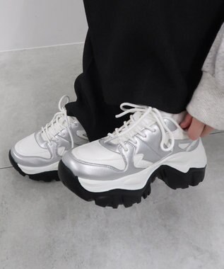 WEGO 厚底ダッドスニーカー シルバー
