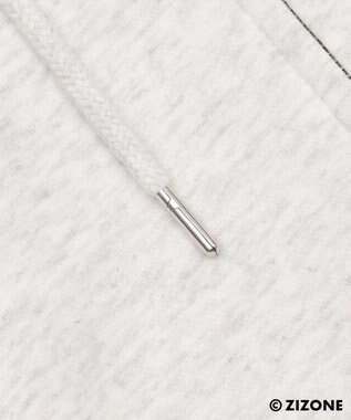 WEGO 【ユニセックス着用ITEM】別注ZIZONEグラフィックZIPパーカー アッシュグレー