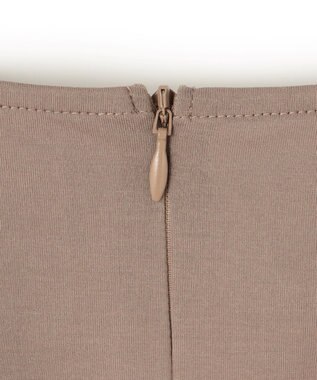 ICB L 【WEB限定・洗える】綿エステル天竺 へプラムカットソー モカ系