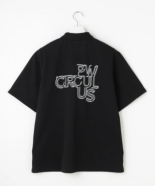 PW CIRCULUS 【UV遮蔽率90% UVカット / 速乾 / ストレッチ】【MEN】NEW ベーシックポロ ゴルフ ブラック系