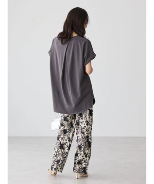 AMERICAN HOLIC バックタックカットチュニック Charcoal Gray