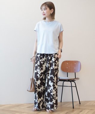 AMERICAN HOLIC 【先行予約】【抗菌防臭】フレンチスリーブプルオーバー Sax Blue