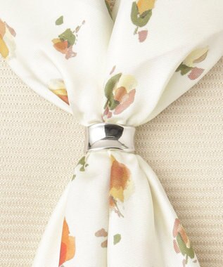 MOONBAT Luna Luce(ルナルーチェ)スカーフリング ミニボーンカフ お手持ちのスカーフを通すだけ ギフト シルバー