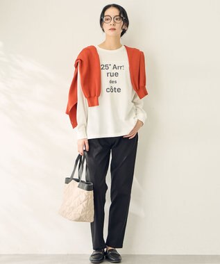 ANY L フットボールロングスリーブＴシャツ オフ