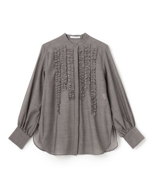 BEIGE， MOYE / フリルブラウス C.Gray
