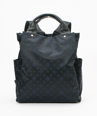 russet ナイロンジャガード2ハンドルリュックサック(SF-220) Black/Navy