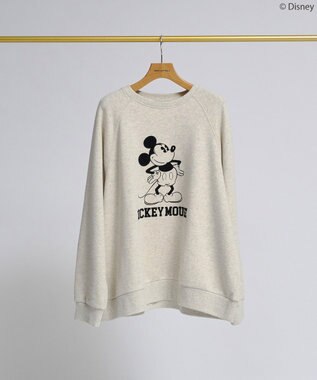 AMERICAN HOLIC 【Mickey&Friends】ビンテージ風スウェット Oatmeal