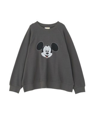 AMERICAN HOLIC 【Mickey&Friends】ビンテージ風スウェット Charcoal Gray