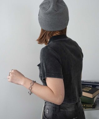 WEGO ポケットデザインWZIPトップス スミクロ