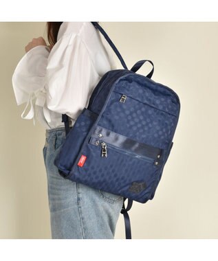 Y'SACCS 【PEANUTSコラボ】SNOOPY（スヌーピー） Polka Dots デイパック ネイビー