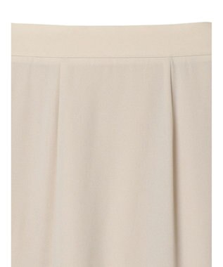 earth music&ecology バイカラーラッフルヘムスカート Beige