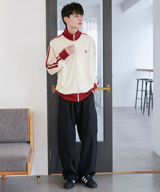 WEGO 【ユニセックス着用ITEM/追加カラー】U.S. POLO ASSN.ライントラックジャケット ホワイトアイボリー