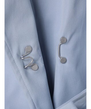 earth music&ecology 着流しロングトレンチ Sax