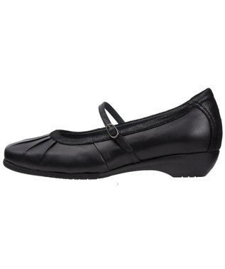 ASICS WALKING ペダラウォーキングシューズ 4E ヒール高3.0cm ブラック系