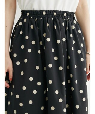 Green Parks ・ＥＬＥＮＣＡＲＥ　ＤＵＥ　ドットタフタスカート Black