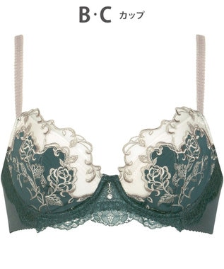 Wing 3/4カップブラ　【2650シリーズ】　ウイング／ワコール　PB2650 グリーン