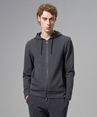 JOSEPH HOMME 【オリジナル素材 】ライトタックジャージー   ジップアップフーディー