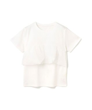 GRACE CONTINENTAL アシメフリルT ホワイト