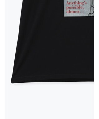 Te chichi マリリンモンローモノクロフォトTシャツ ブラック