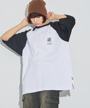 WEGO 【ユニセックス着用ITEM】別注ベンデイビスラグランT ブラック