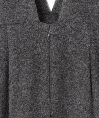 23区 【SACRA】 アルパカモヘヤシャギー ワンピース グレー系
