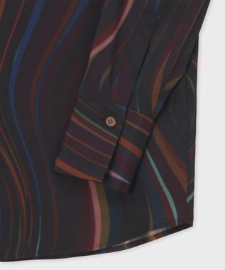 Paul Smith Winter Swirl プリント シャツ ブラック
