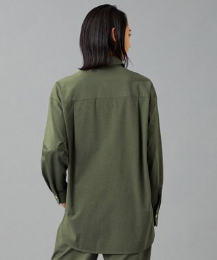 Chacott Chacott BALANCE EasyCare+ オーバーシャツ カーキ