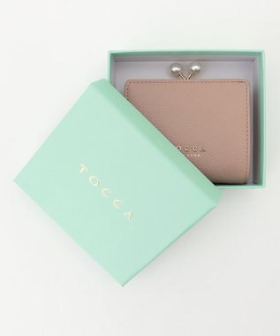 TOCCA POINT OF PEARL BIIFOLOD WALLET 2つ折り財布 ピンク系