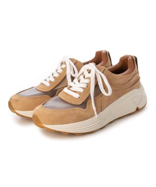 MODE ET JACOMO <carino>シースルー厚底スニーカー ベージュコンビ