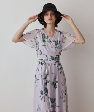 GRACE CONTINENTAL プリントセパレートワンピース