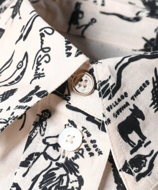Paul Smith Travel Stories プリント シャツ オフホワイト