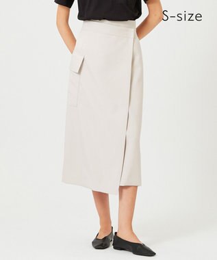 BEIGE， 【S-size】RABELAIS / ラップスカート Ecru