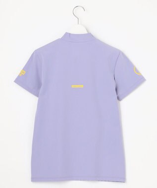 PW CIRCULUS 【WOMEN】【ストレッチ / UVケア】ロゴ モックネック シャツ ゴルフウェア レディース ラベンダー