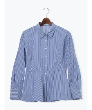 Te chichi ペプラムシャツ ネイビー