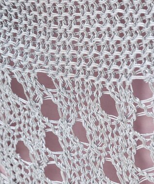 Green Parks ・ＱＵＯＮ　マクラメメタルミニショルダー Silver