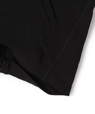 BEIGE， BROOM / スウェット風コンパクトライトパーカー Black