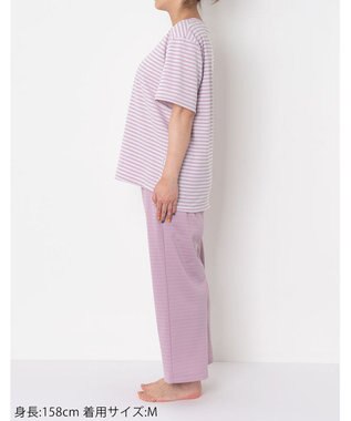 ワコール／睡眠科学 【パジャマ】　5分袖　9分丈　肌のべとつきを軽減　吸汗速乾性　睡眠科学／ワコール　YDT140 ピンク
