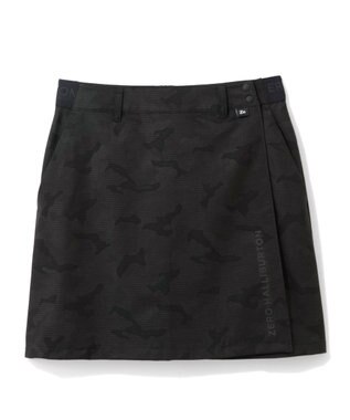 ZERO HALLIBURTON クールドッツカモフラスカート 82842 W4S8c レディースゴルフ ブラック