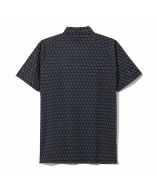 ZERO HALLIBURTON 【吸水速乾・UVケア】 ZHモノグラムジャガードポロシャツ ZHG-M5S6 82951 ブラック