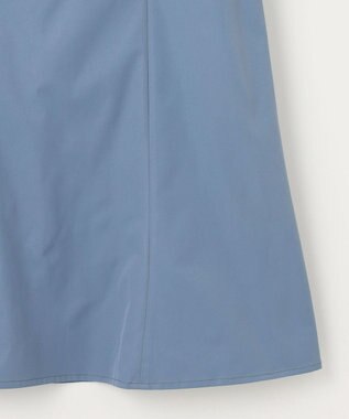 Feroux 【洗える】シュリンクマーメイド スカート スカイブルー系